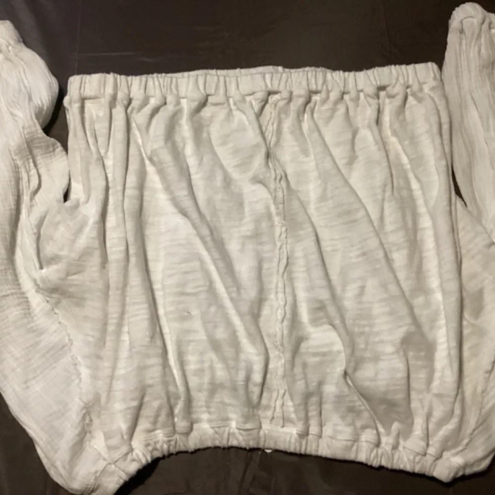 Free People size Lg in linen white - Picture 3 of 4
